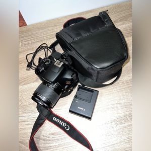 This is a Canon Rebel EOS T6. Used it 3 times only. WiFI NFC, ISO 100-6400.